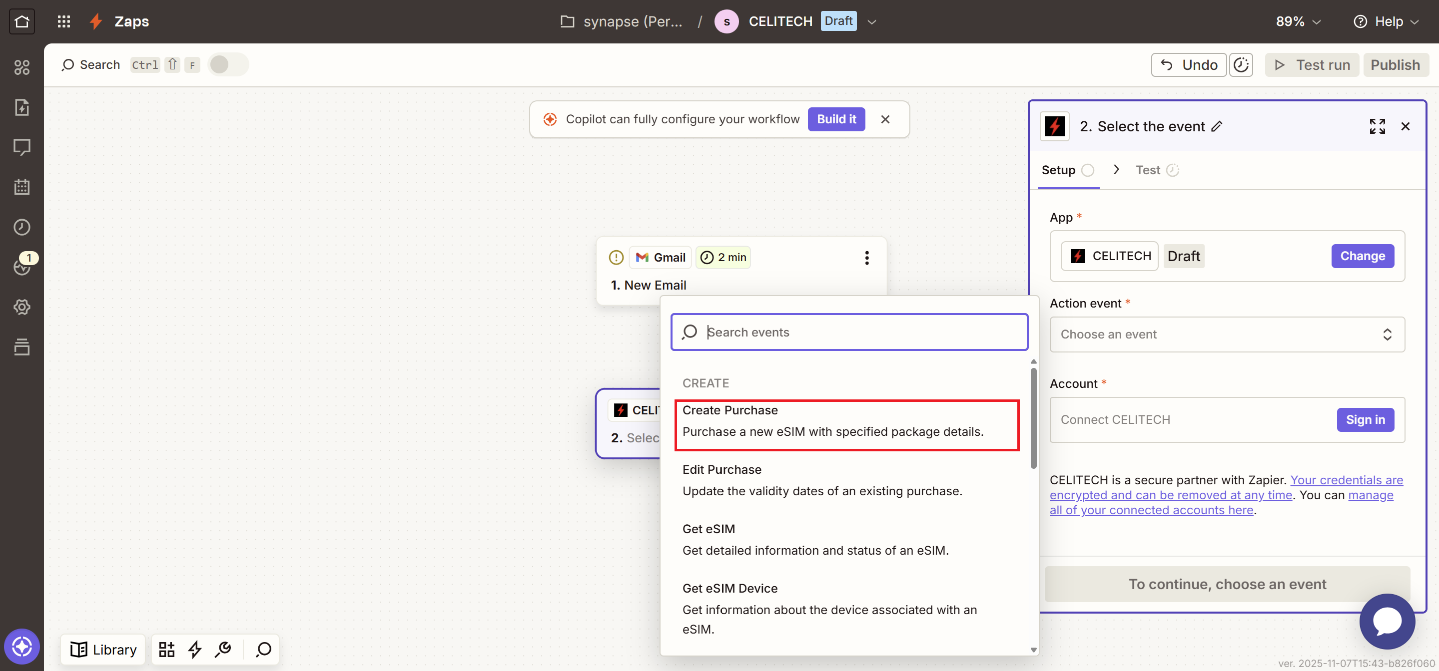 Select CELITECH Event