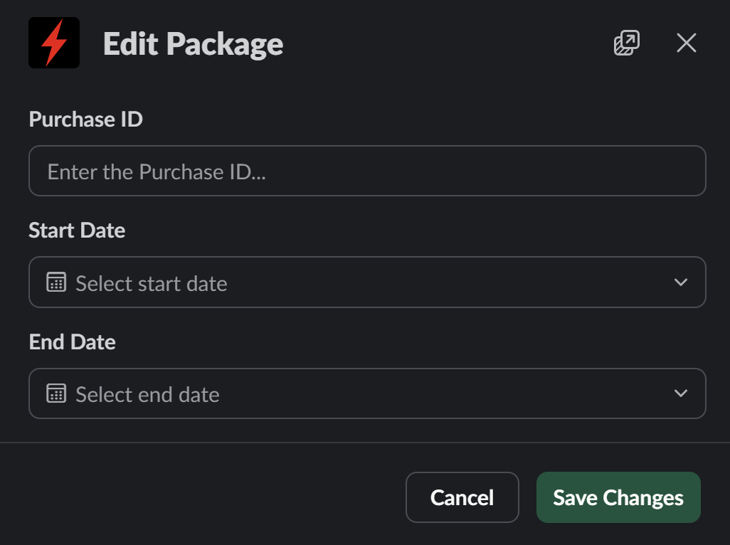 Edit form