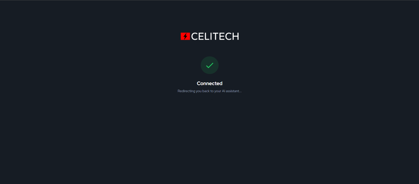 Connected confirmation